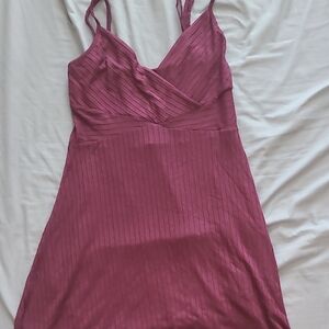 Elegant Pink Strappy Dress